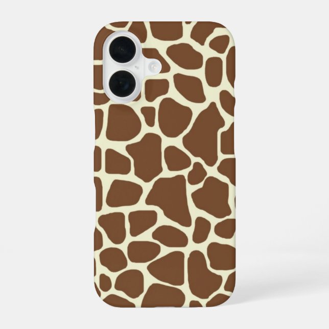 Giraffe Print iPhone Case (Back)