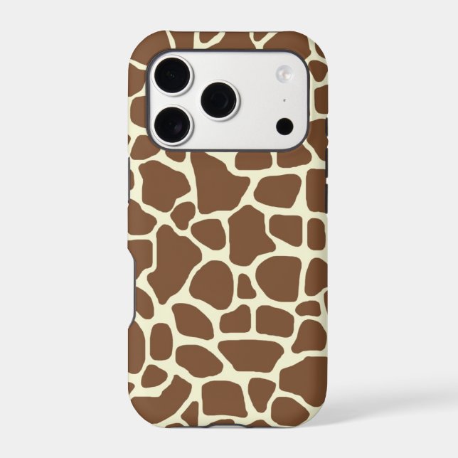 Giraffe Print iPhone Case (Back)