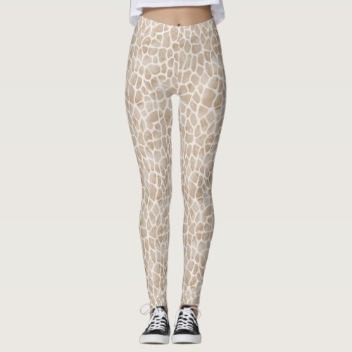 Giraffe Print Leggings