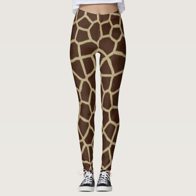 giraffe print leggings (Front)