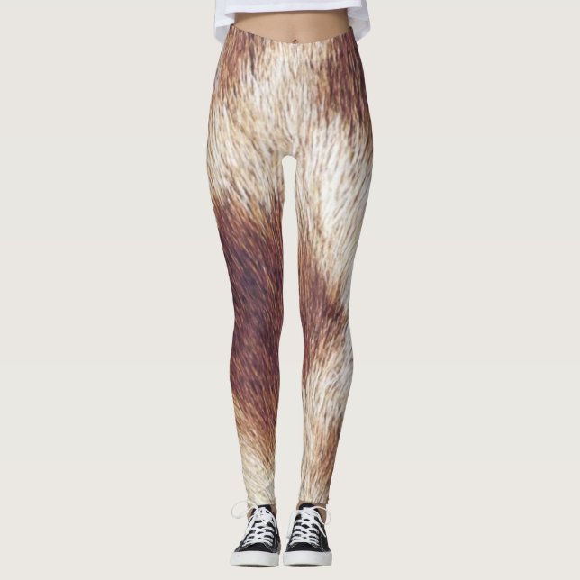 Giraffe print leggings (Front)