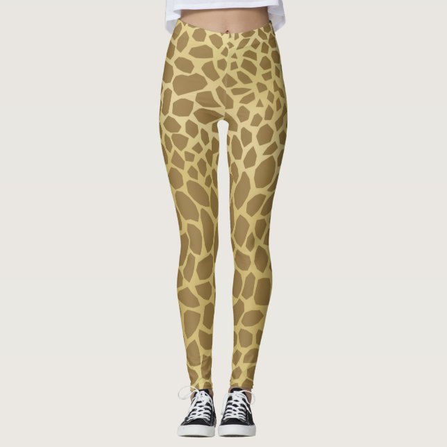 Giraffe Print Leggings (Front)