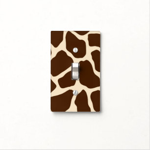 Giraffe Print Light Switch Cover