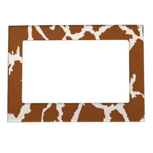 Giraffe Print Magnetic Frame