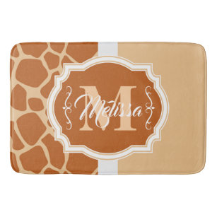 Monogram Bath Mats Rugs Zazzle