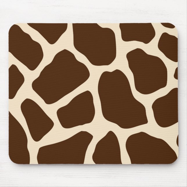 Giraffe Print Mouse Pad (Front)