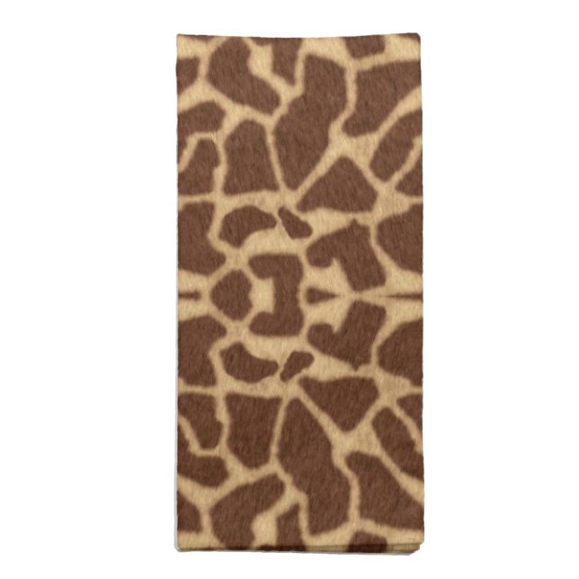 Giraffe Print Napkin (Folded)