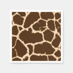 Giraffe Print Napkins