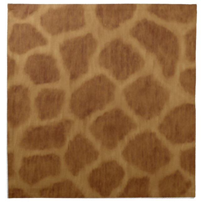Giraffe Print Napkins (Front)