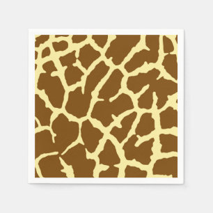 Giraffe Print Napkins