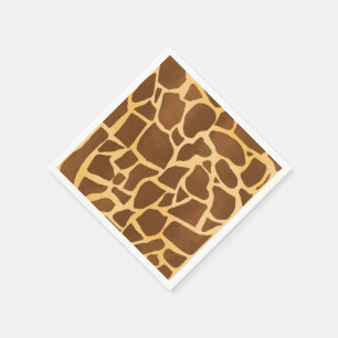 Giraffe Print Napkins
