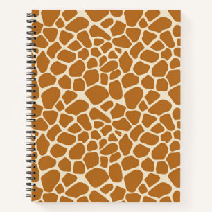 Giraffe Print Notebook
