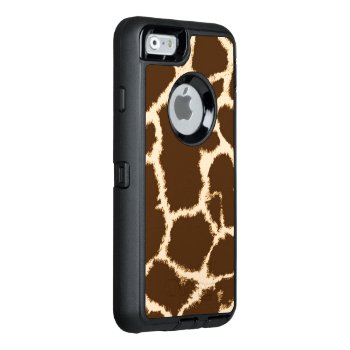 Giraffe Print OtterBox Defender iPhone Case