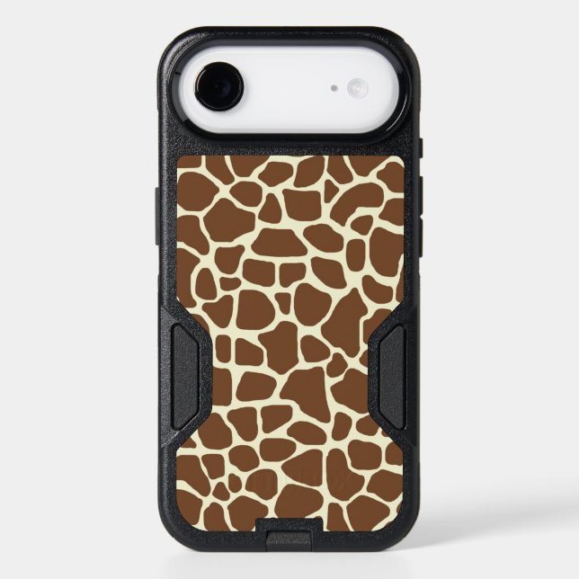 Giraffe Print Otterbox iPhone Case (Back)