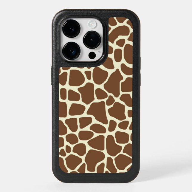 Giraffe Print Otterbox iPhone Case (Back)