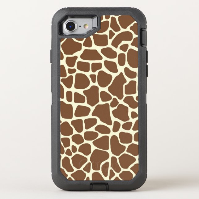 Giraffe Print Otterbox iPhone Case (Back)