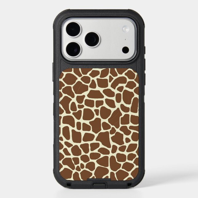 Giraffe Print Otterbox iPhone Case (Back)