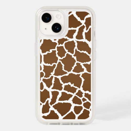 Giraffe print OtterBox iPhone 14 case