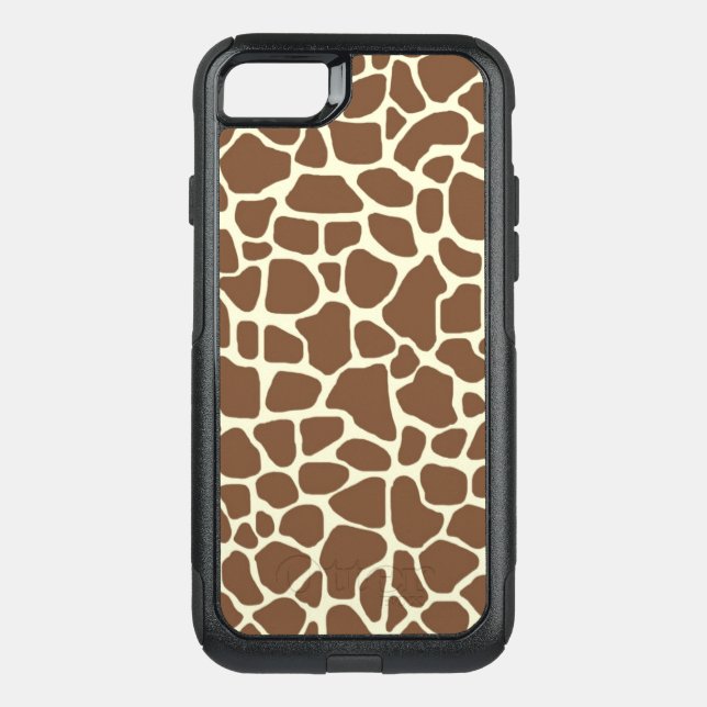 Giraffe Print Otterbox iPhone Case (Back)