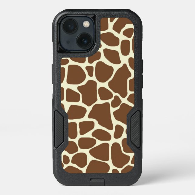 Giraffe Print Otterbox iPhone Case (Back)