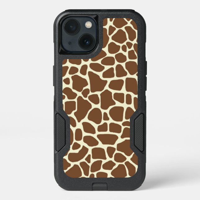 Giraffe Print Otterbox iPhone Case (Back)
