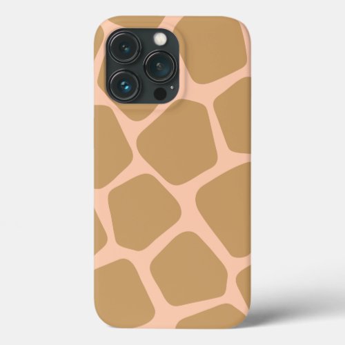 Giraffe Print Pattern Design iPhone 13 Pro Case