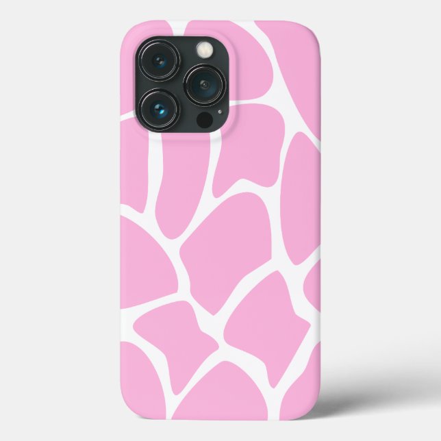 Giraffe Print Pattern in Candy Pink. Case-Mate iPhone Case (Back)