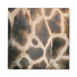 Giraffe Print Pattern Magnet