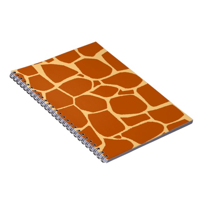 Giraffe print pattern notebook (Right Side)