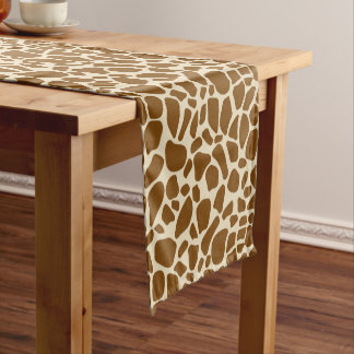 Giraffe Print Pattern Short Table Runner