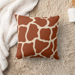 Giraffe Print Pillow | Zazzle