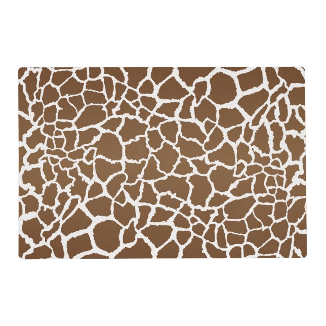 Giraffe print placemat (Front)