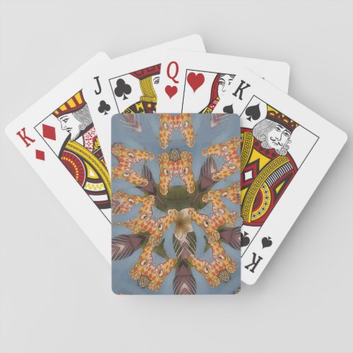 Giraffe Print Playing Cards