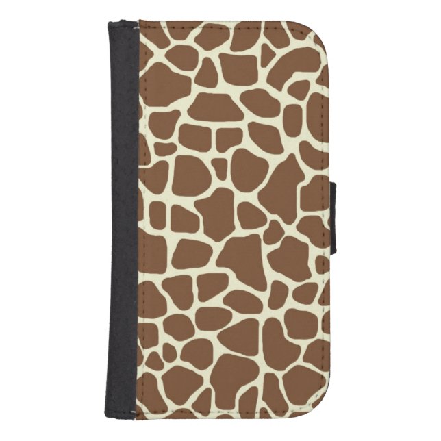 Giraffe Print Samsung Galaxy Wallet Case (Front)