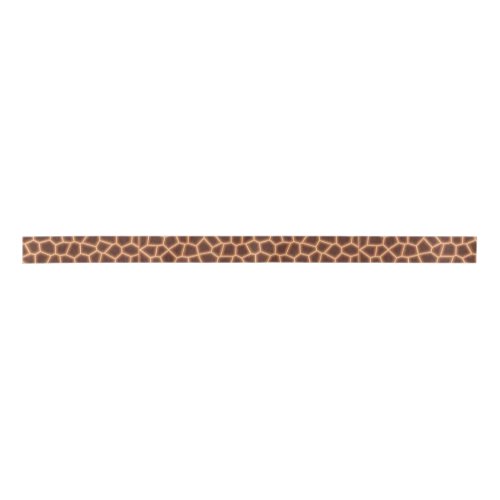 Giraffe Print Satin Ribbon