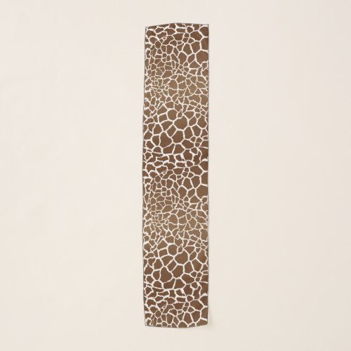 Giraffe print scarf