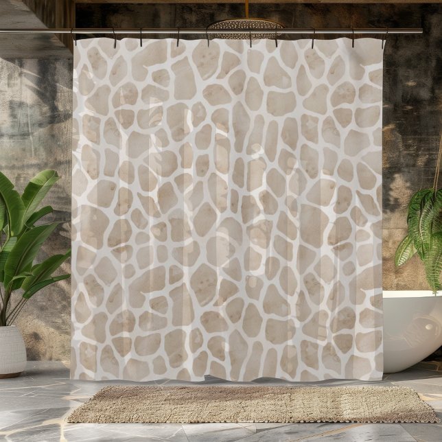  Giraffe Print Shower Curtain (Creator Uploaded)
