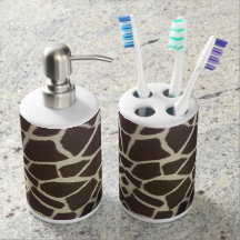 Giraffe Bath Accessory Sets Zazzle Giraffe Bath Accessory Sets Zazzle