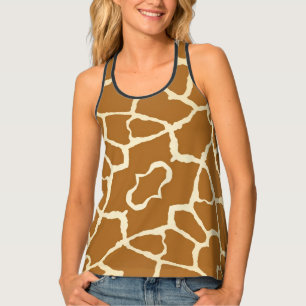 Giraffe Print Tank Top