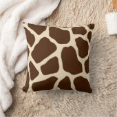 Giraffe Print Throw Pillow | Zazzle