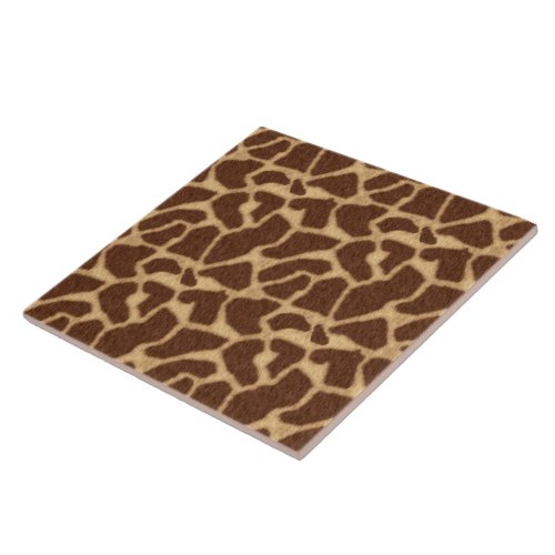 Giraffe Print Tile