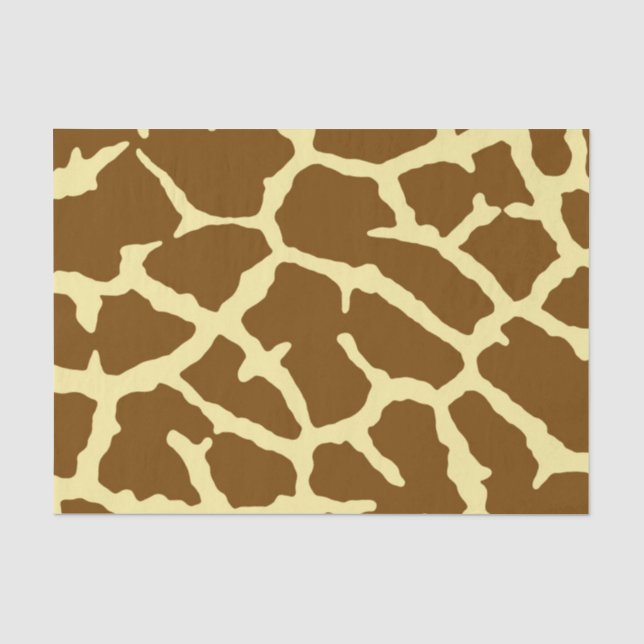 Giraffe Print Tissue Paper (Front)