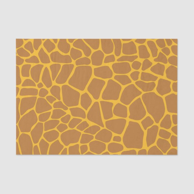 Giraffe Print Tissue Paper (Front)