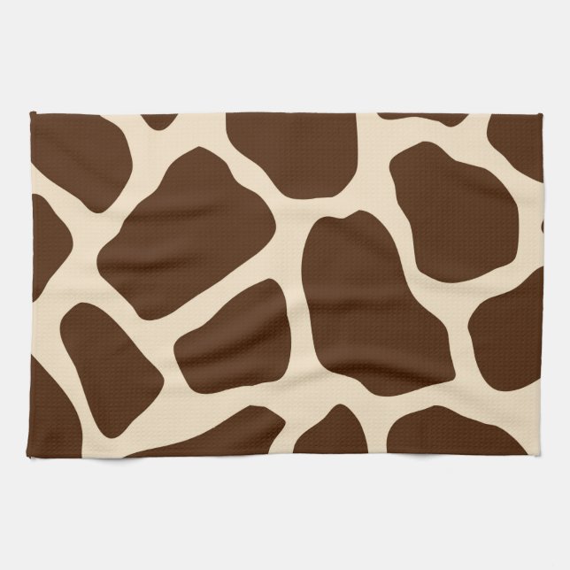 Giraffe Print Towel (Horizontal)