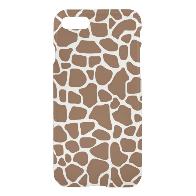 Giraffe Print Uncommon iPhone Case (Back)