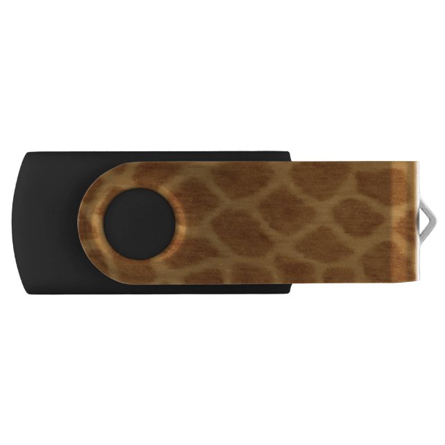 Giraffe Print USB Flash Drive (Front)