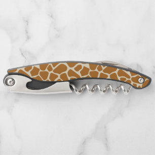 Giraffe Print Waiter's Corkscrew