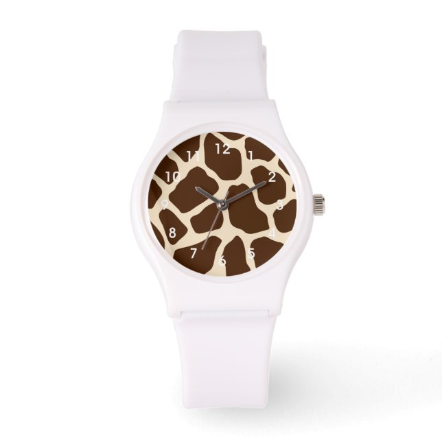 Giraffe Print Watch (Front)