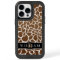Giraffe print with name and monogram