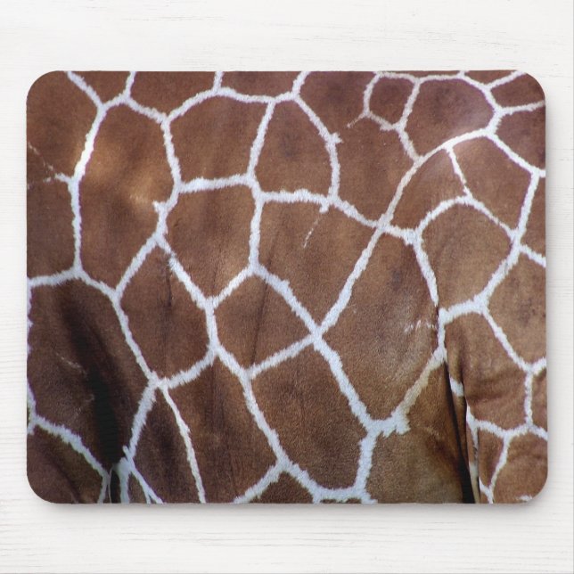 Giraffe prints, skin mouse pad (Front)
